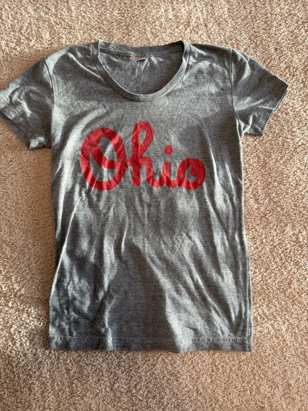 HOMAGE Gray Ohio Tee Small